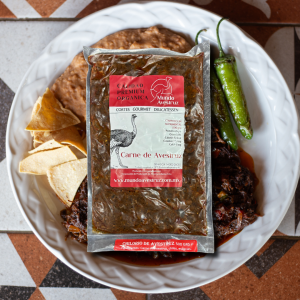 Chilorio de avestruz